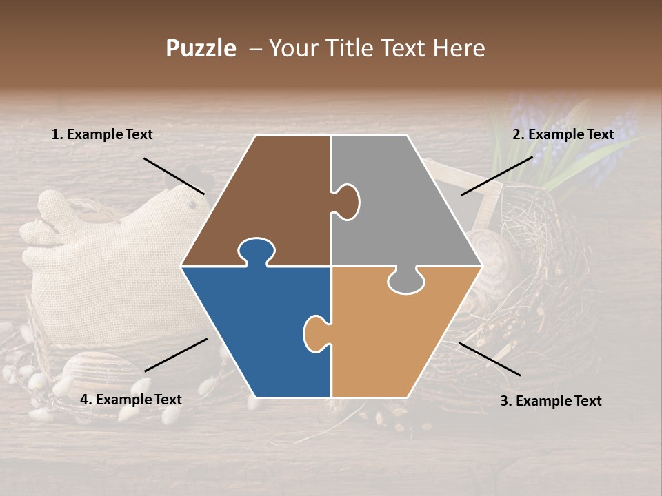 Table Hen Chicken PowerPoint Template