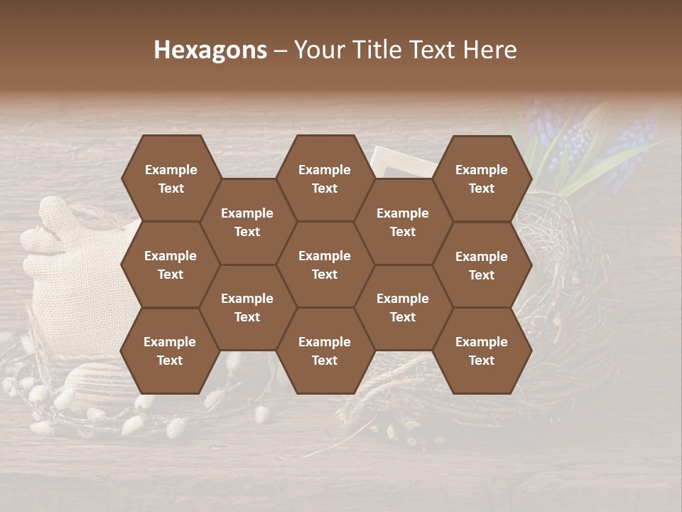 Table Hen Chicken PowerPoint Template