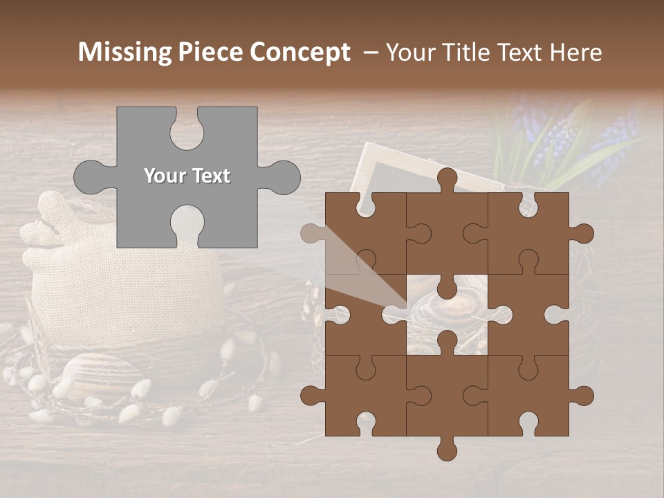 Table Hen Chicken PowerPoint Template