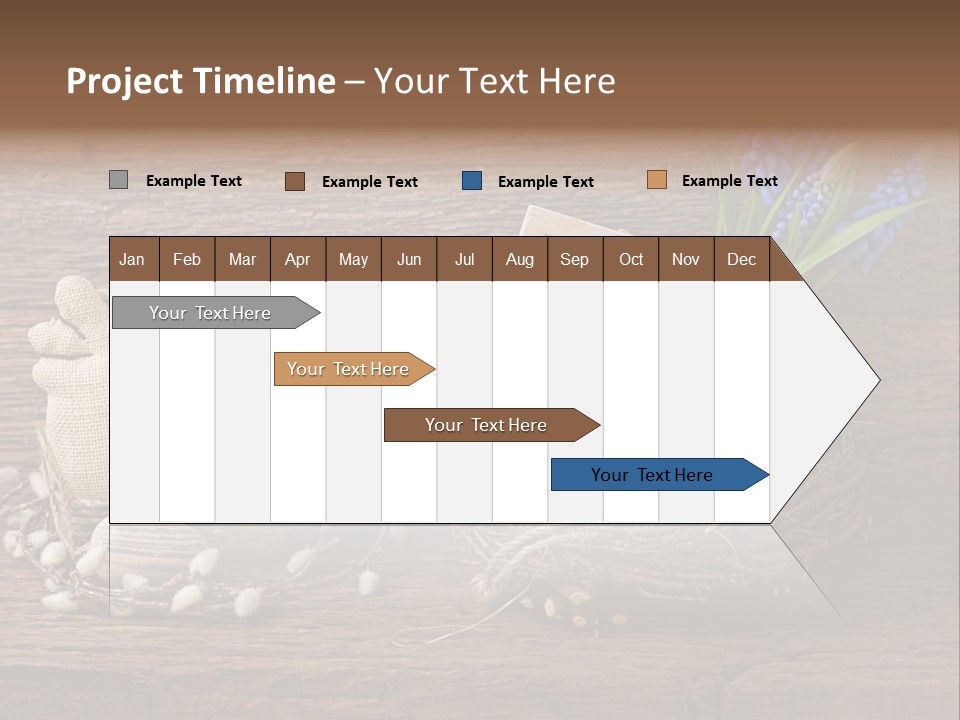 Table Hen Chicken PowerPoint Template