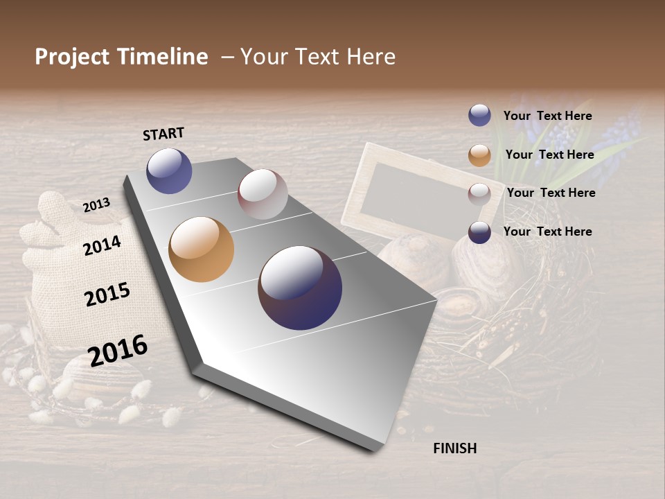 Table Hen Chicken PowerPoint Template