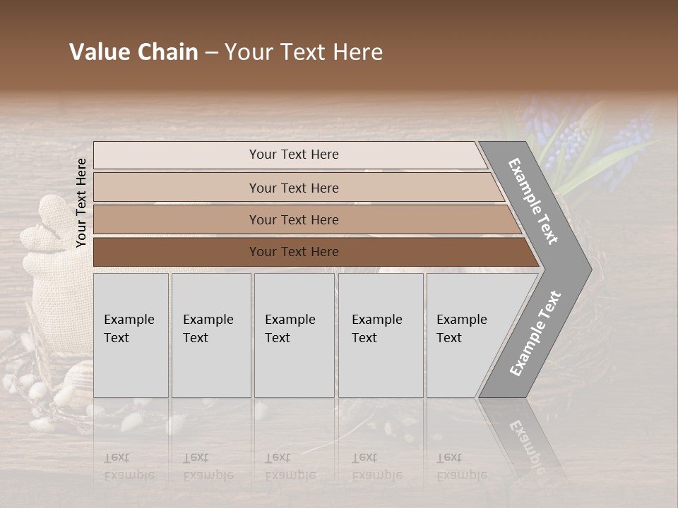Table Hen Chicken PowerPoint Template