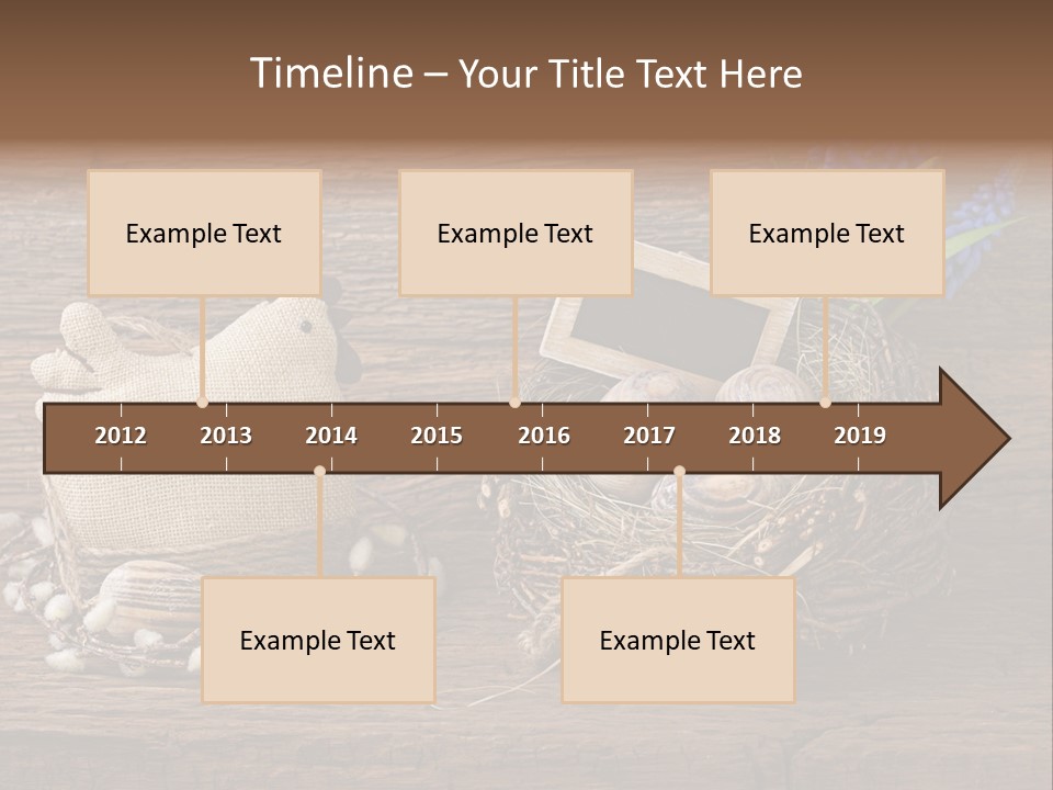 Table Hen Chicken PowerPoint Template