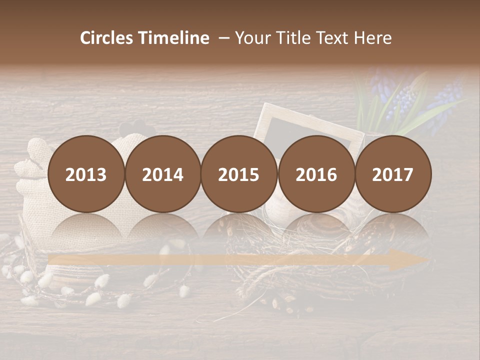 Table Hen Chicken PowerPoint Template