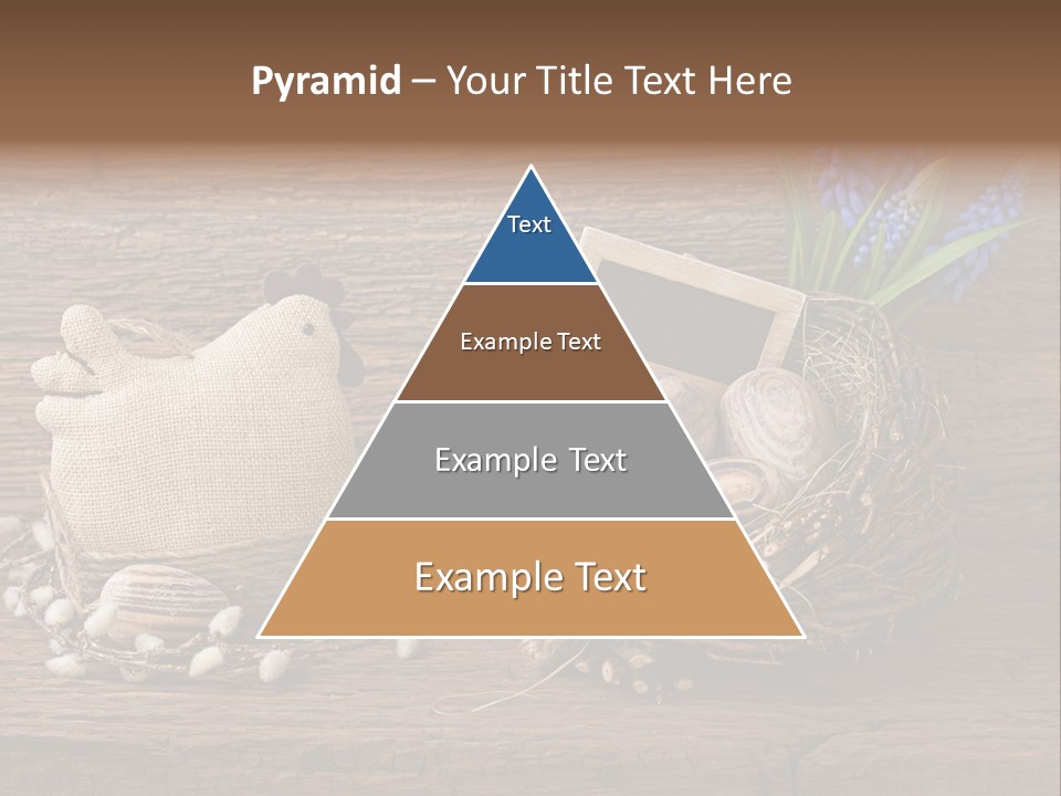 Table Hen Chicken PowerPoint Template