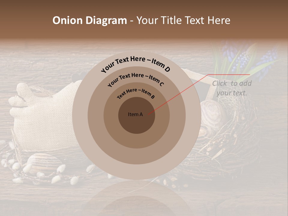 Table Hen Chicken PowerPoint Template