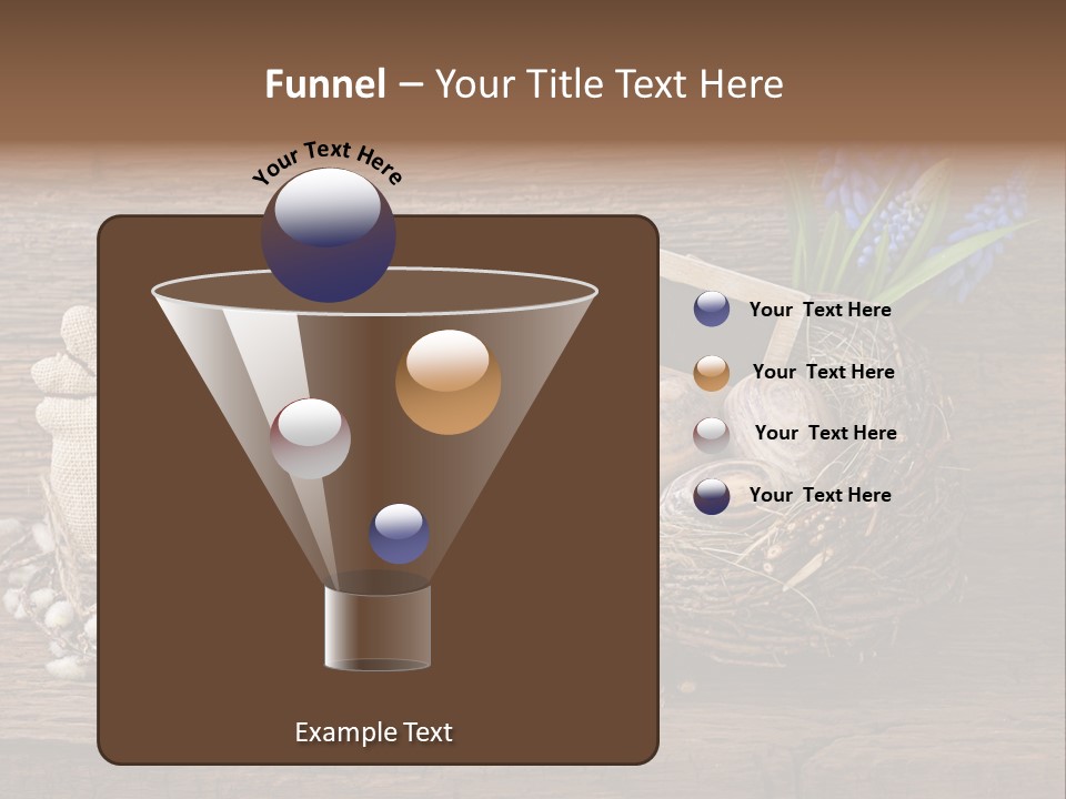 Table Hen Chicken PowerPoint Template
