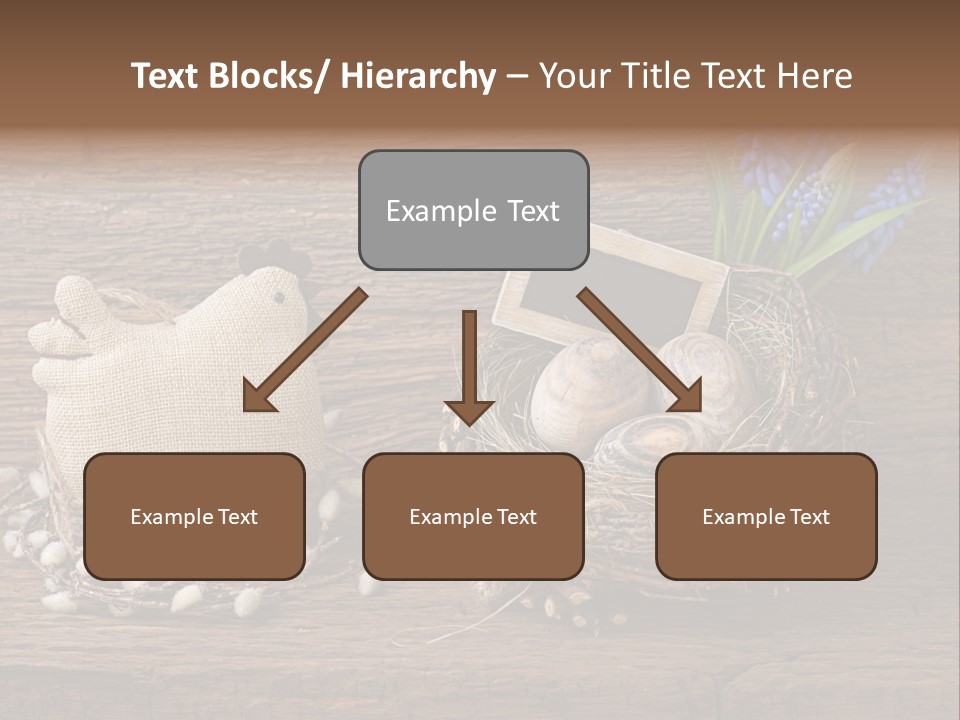 Table Hen Chicken PowerPoint Template