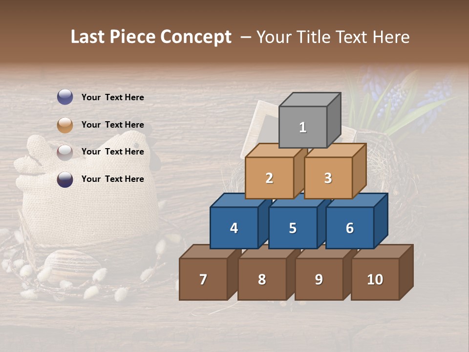 Table Hen Chicken PowerPoint Template