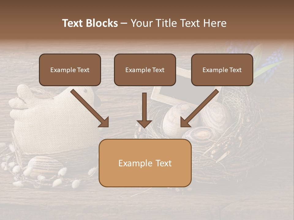 Table Hen Chicken PowerPoint Template