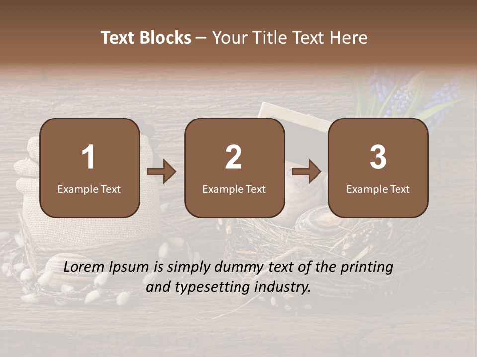 Table Hen Chicken PowerPoint Template