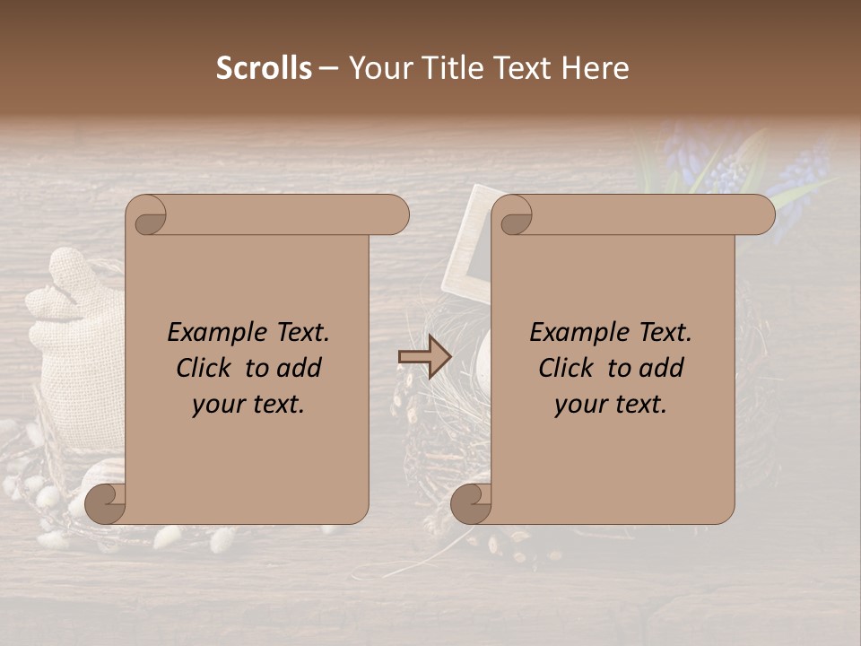 Table Hen Chicken PowerPoint Template