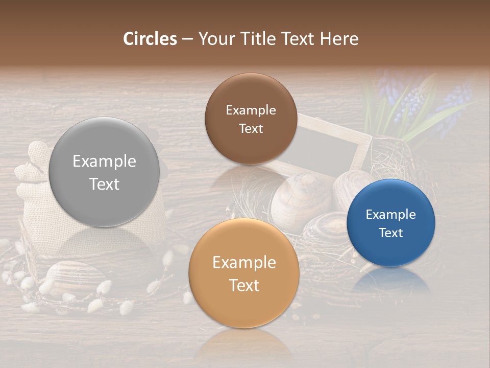 Table Hen Chicken PowerPoint Template