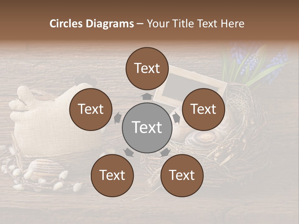 Table Hen Chicken PowerPoint Template