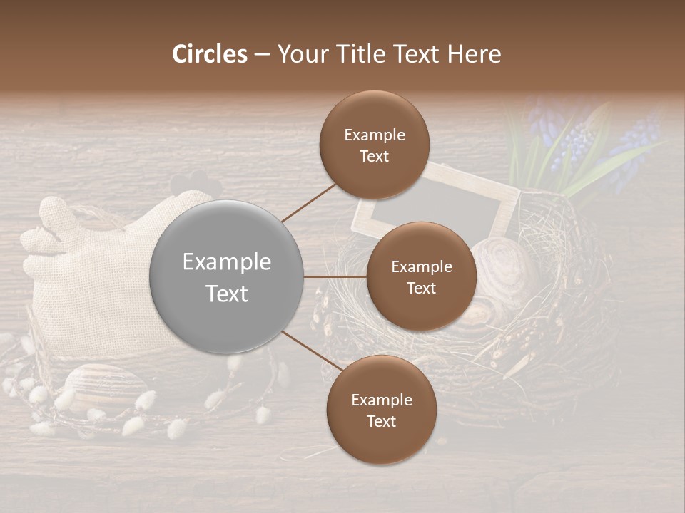 Table Hen Chicken PowerPoint Template
