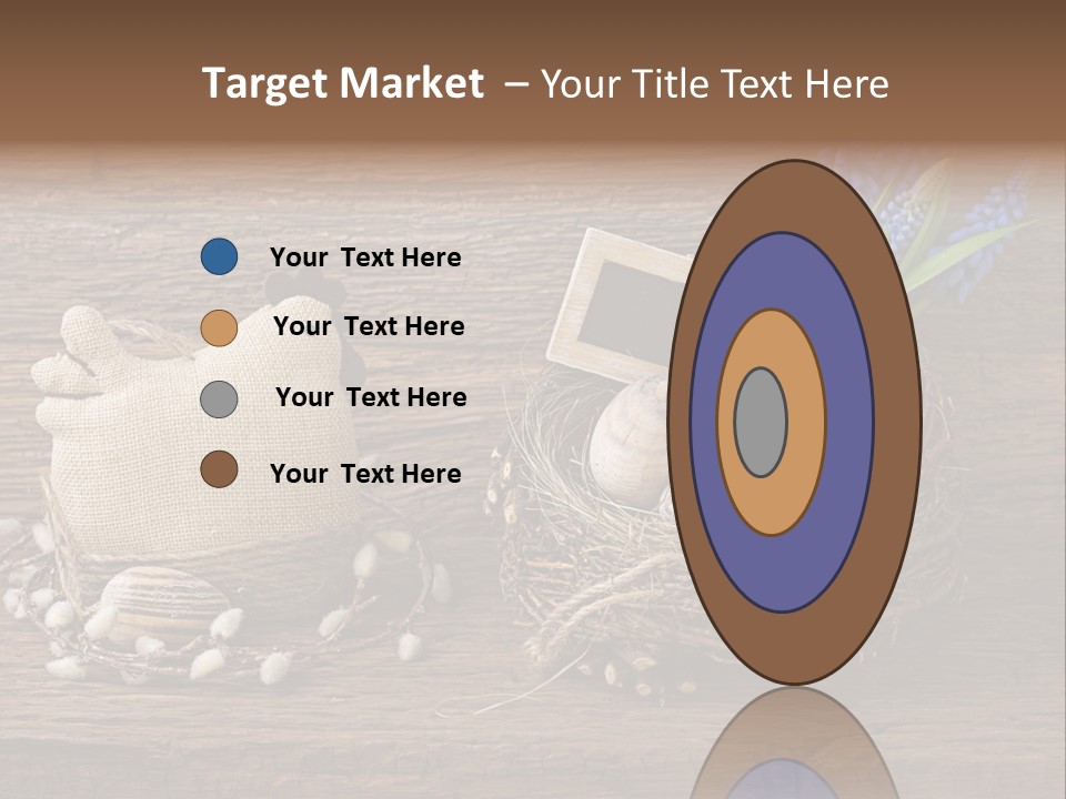 Table Hen Chicken PowerPoint Template