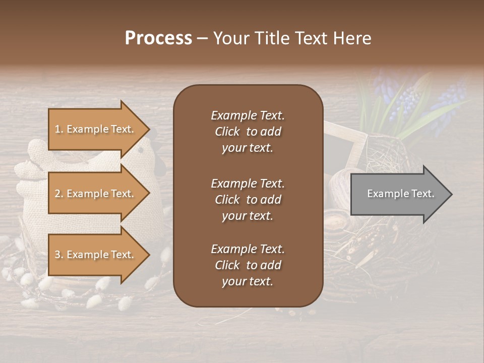 Table Hen Chicken PowerPoint Template