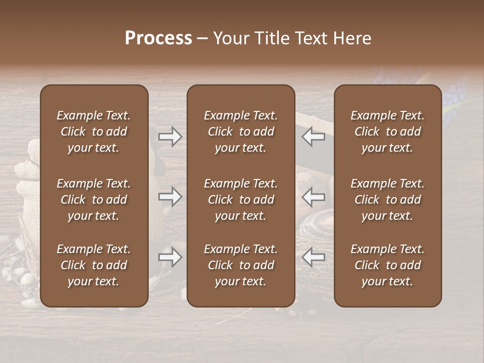 Table Hen Chicken PowerPoint Template