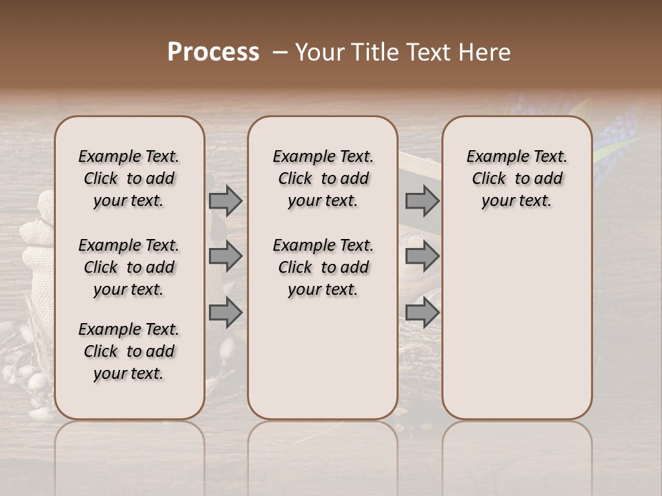 Table Hen Chicken PowerPoint Template