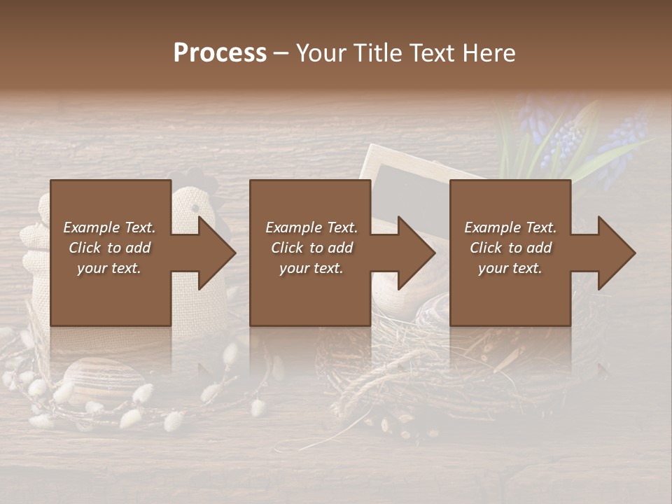 Table Hen Chicken PowerPoint Template