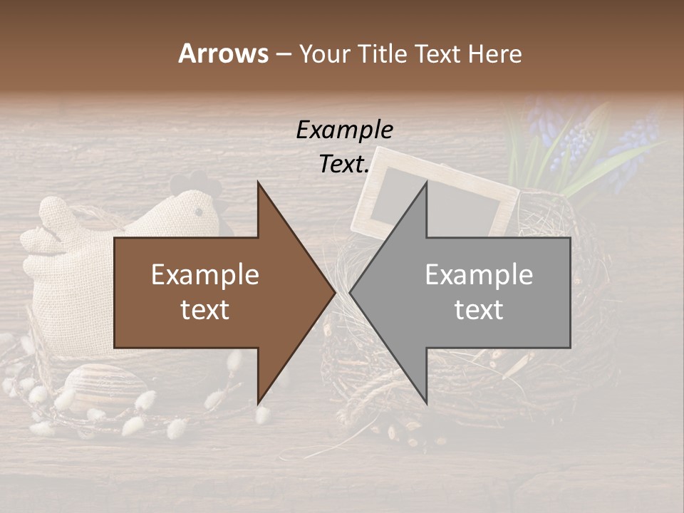 Table Hen Chicken PowerPoint Template