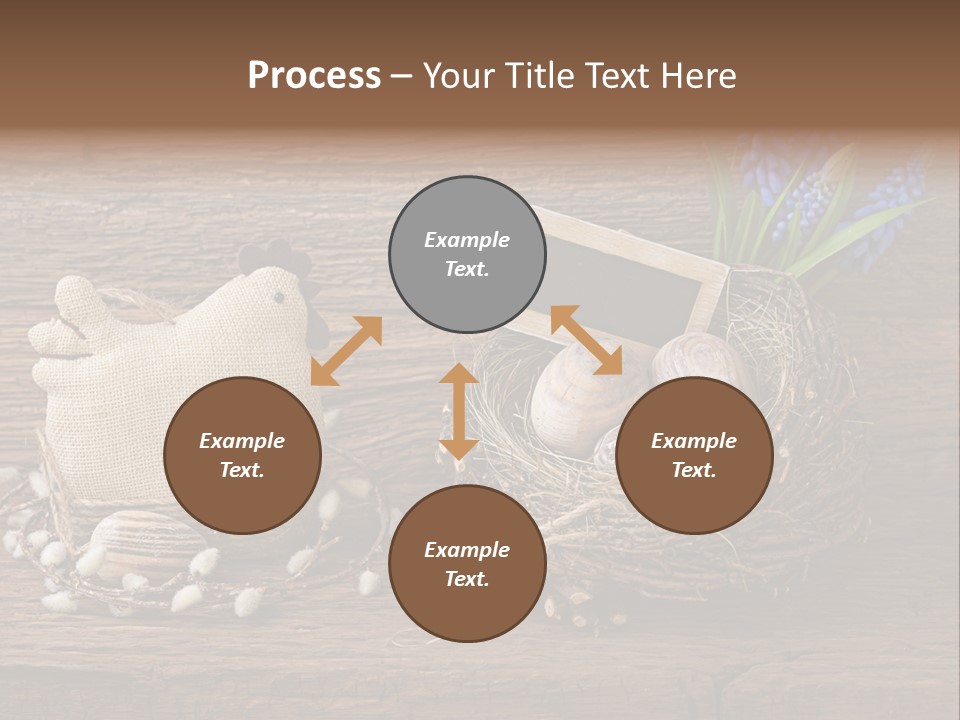 Table Hen Chicken PowerPoint Template