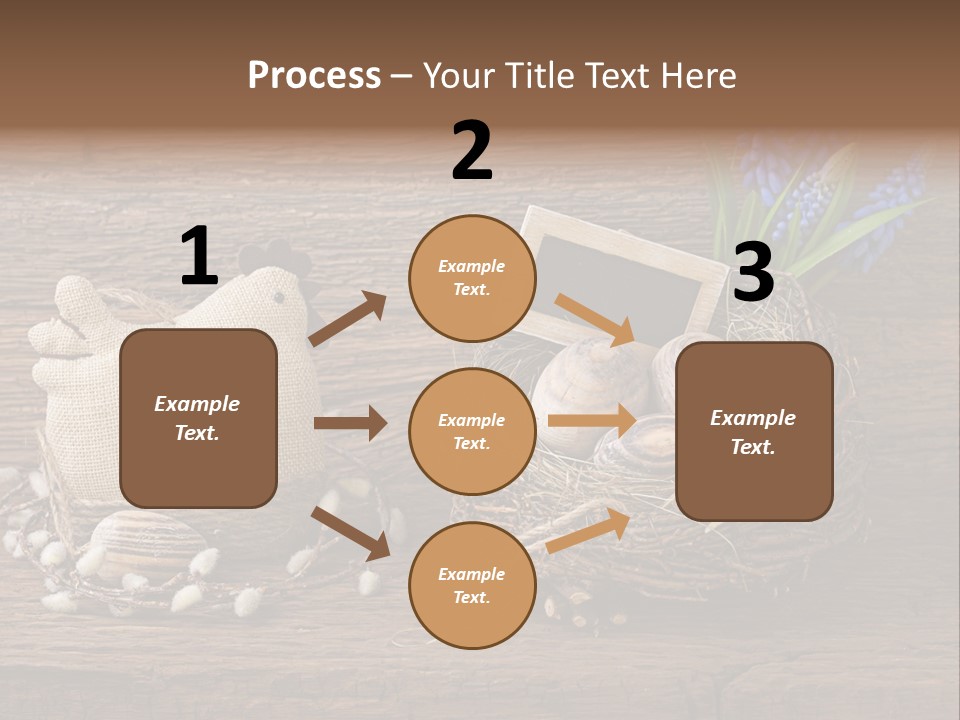 Table Hen Chicken PowerPoint Template