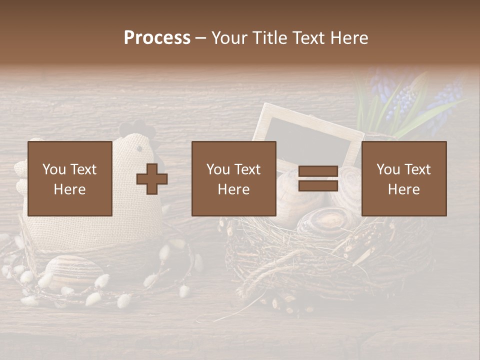 Table Hen Chicken PowerPoint Template