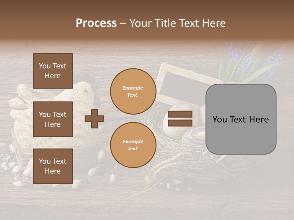 Table Hen Chicken PowerPoint Template