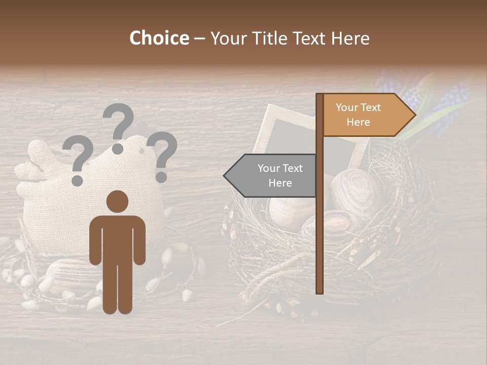Table Hen Chicken PowerPoint Template