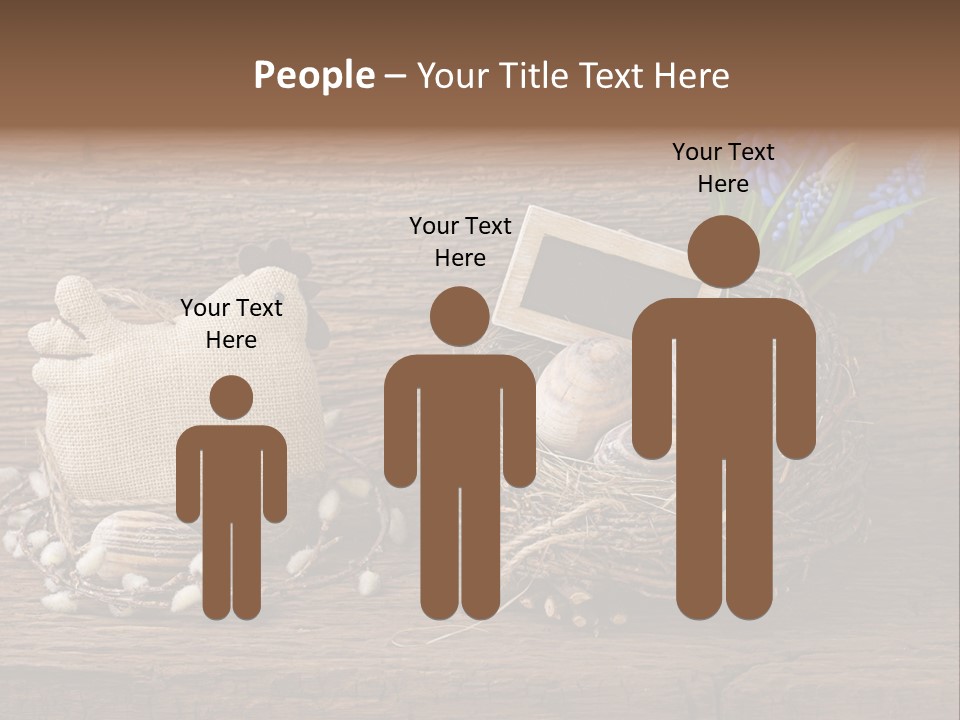 Table Hen Chicken PowerPoint Template