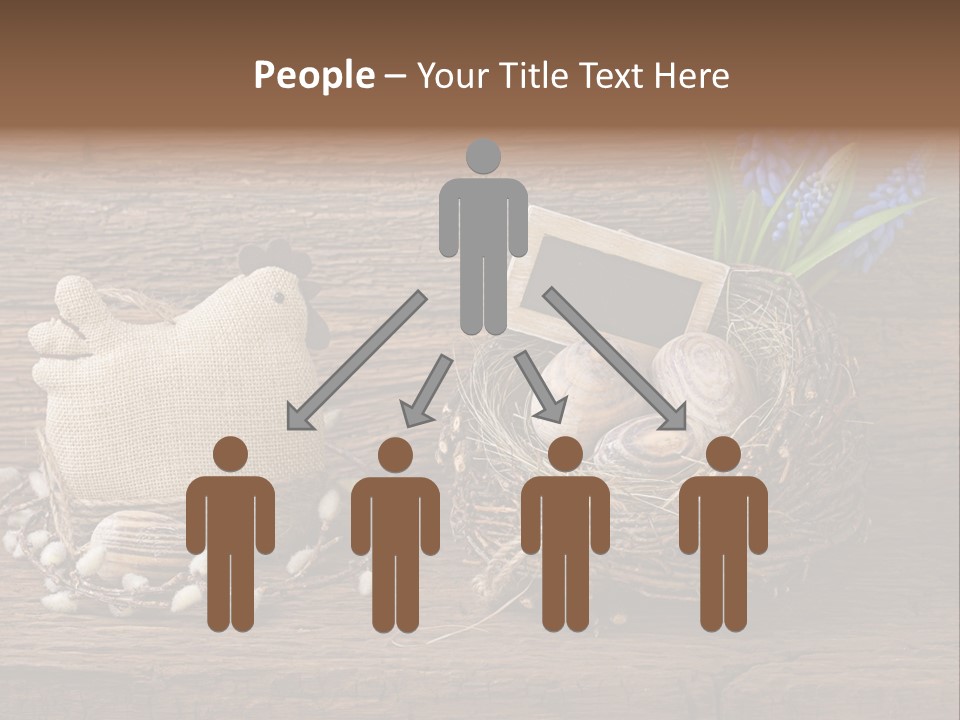 Table Hen Chicken PowerPoint Template