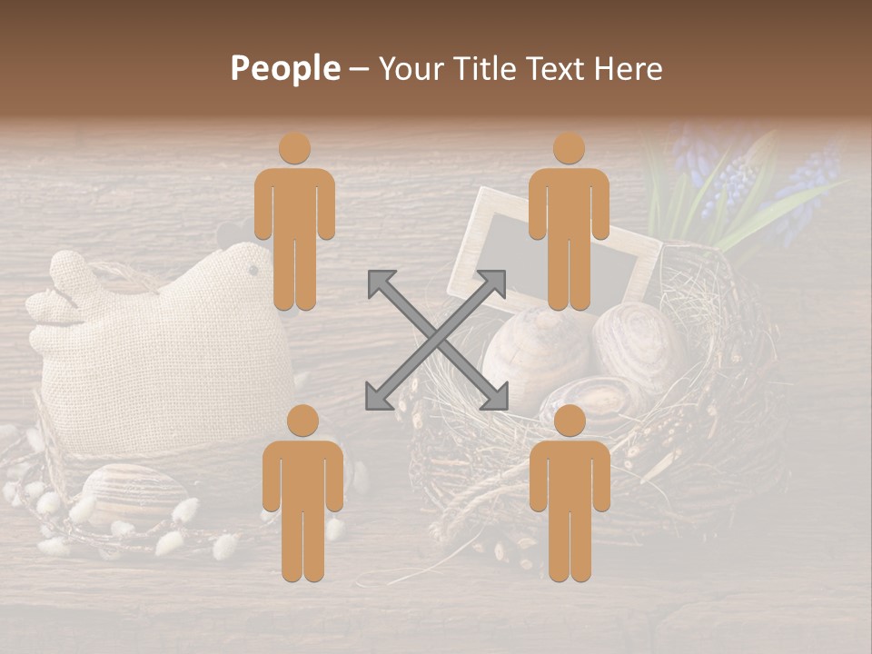 Table Hen Chicken PowerPoint Template
