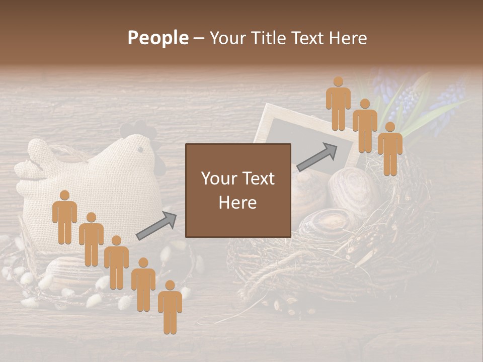 Table Hen Chicken PowerPoint Template
