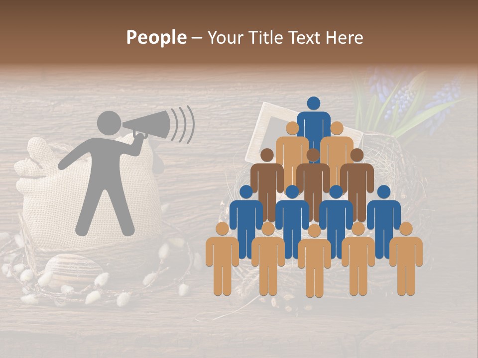 Table Hen Chicken PowerPoint Template
