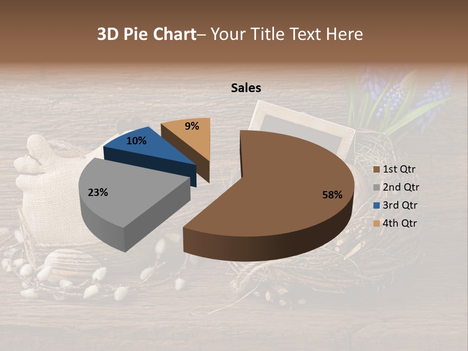 Table Hen Chicken PowerPoint Template