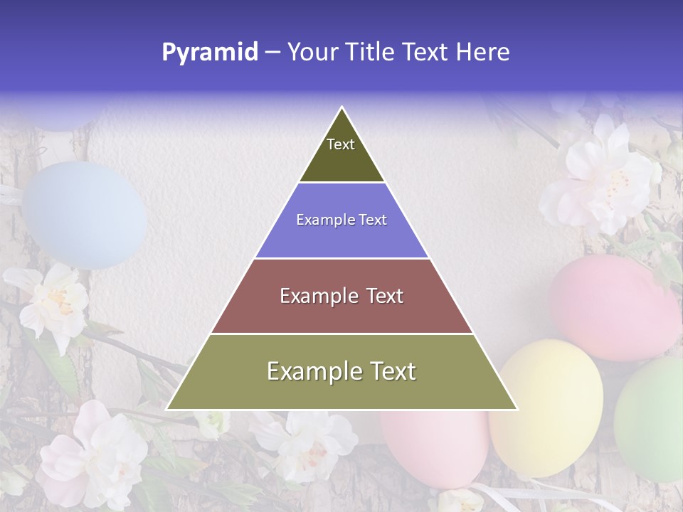 Colorful Bouquet Wooden PowerPoint Template