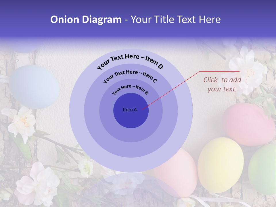 Colorful Bouquet Wooden PowerPoint Template