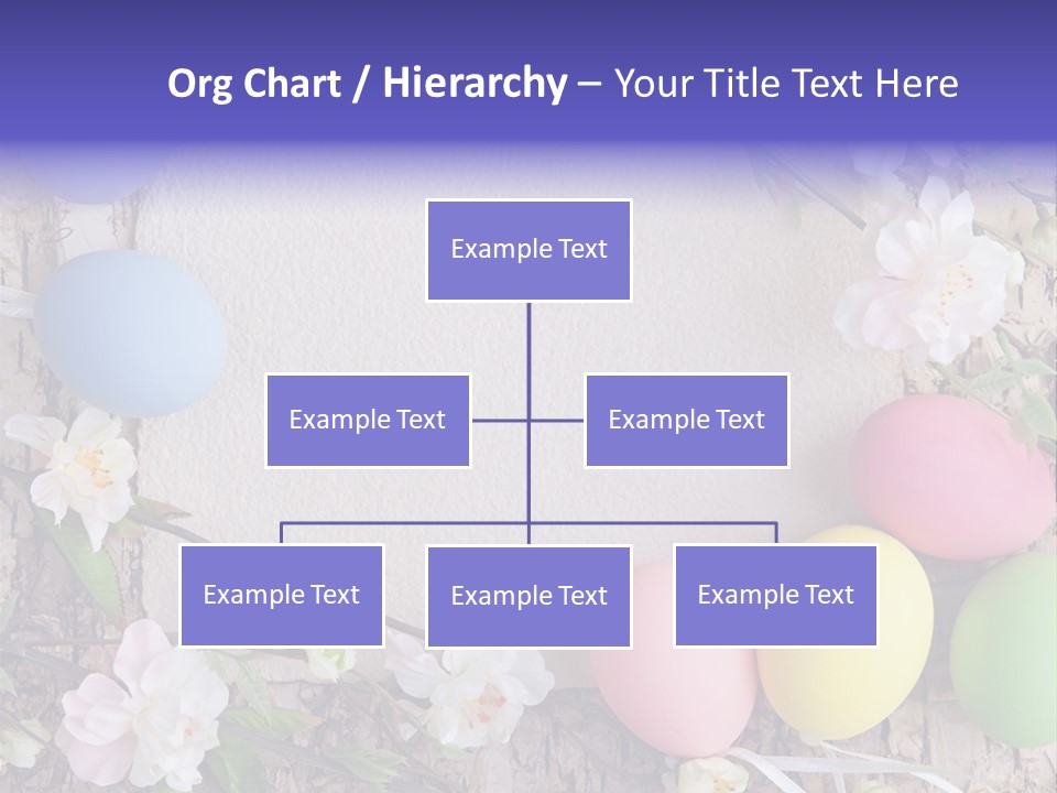 Colorful Bouquet Wooden PowerPoint Template