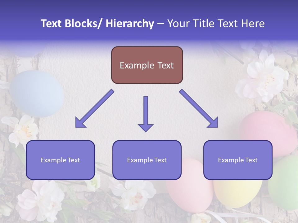 Colorful Bouquet Wooden PowerPoint Template