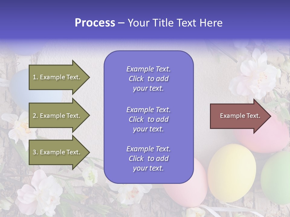 Colorful Bouquet Wooden PowerPoint Template