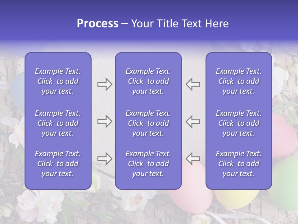 Colorful Bouquet Wooden PowerPoint Template
