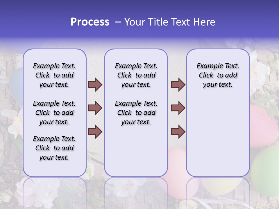 Colorful Bouquet Wooden PowerPoint Template