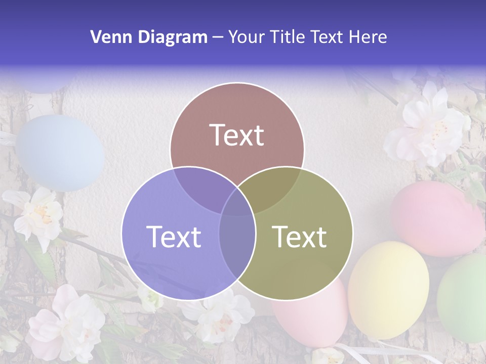 Colorful Bouquet Wooden PowerPoint Template