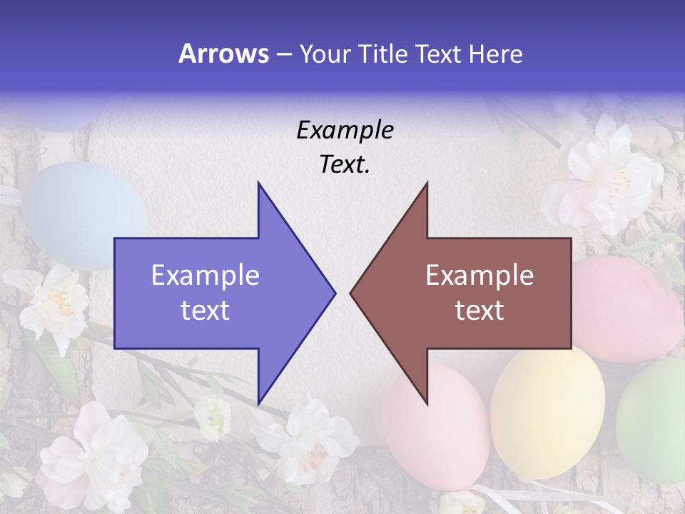 Colorful Bouquet Wooden PowerPoint Template