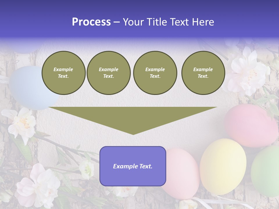 Colorful Bouquet Wooden PowerPoint Template