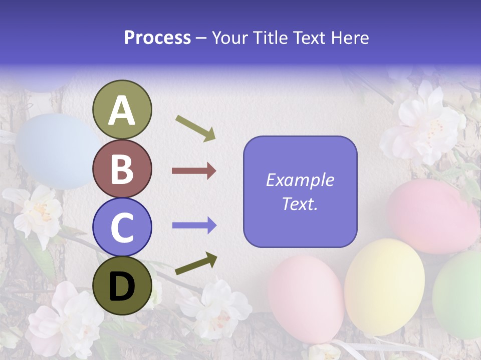 Colorful Bouquet Wooden PowerPoint Template