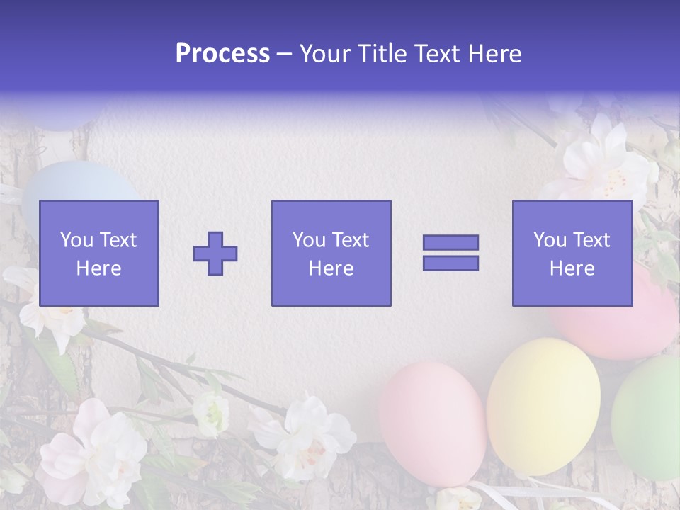 Colorful Bouquet Wooden PowerPoint Template