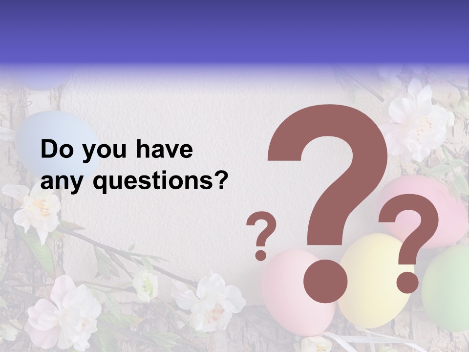 Colorful Bouquet Wooden PowerPoint Template