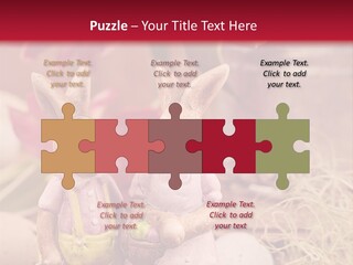 Easter Egg Bright Wood PowerPoint Template